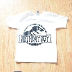 EUC Jurassic Park Birthday Shirt Toddler